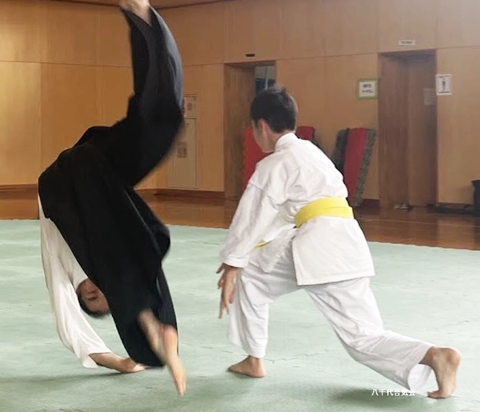 合気道　一般部の稽古